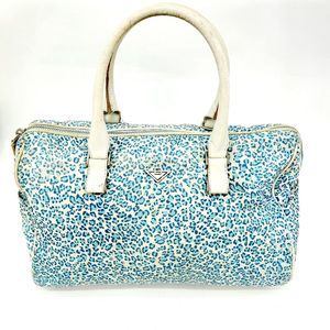 Authentic Bottega Veneta Canvas Leather Bag